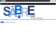 Tablet Screenshot of marianuniversitysabre.com